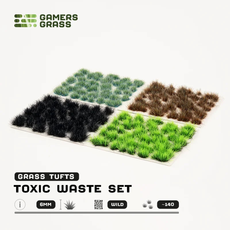 GamersGrass Toxic Waste Set Wild 6mm - Neu Basing Zubehör