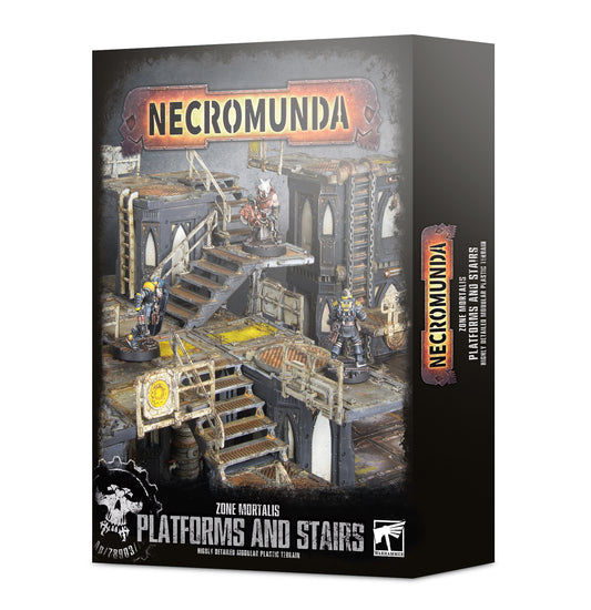 Warhammer Necromunda Zone Mortalis Platforms & Stairs Gelände