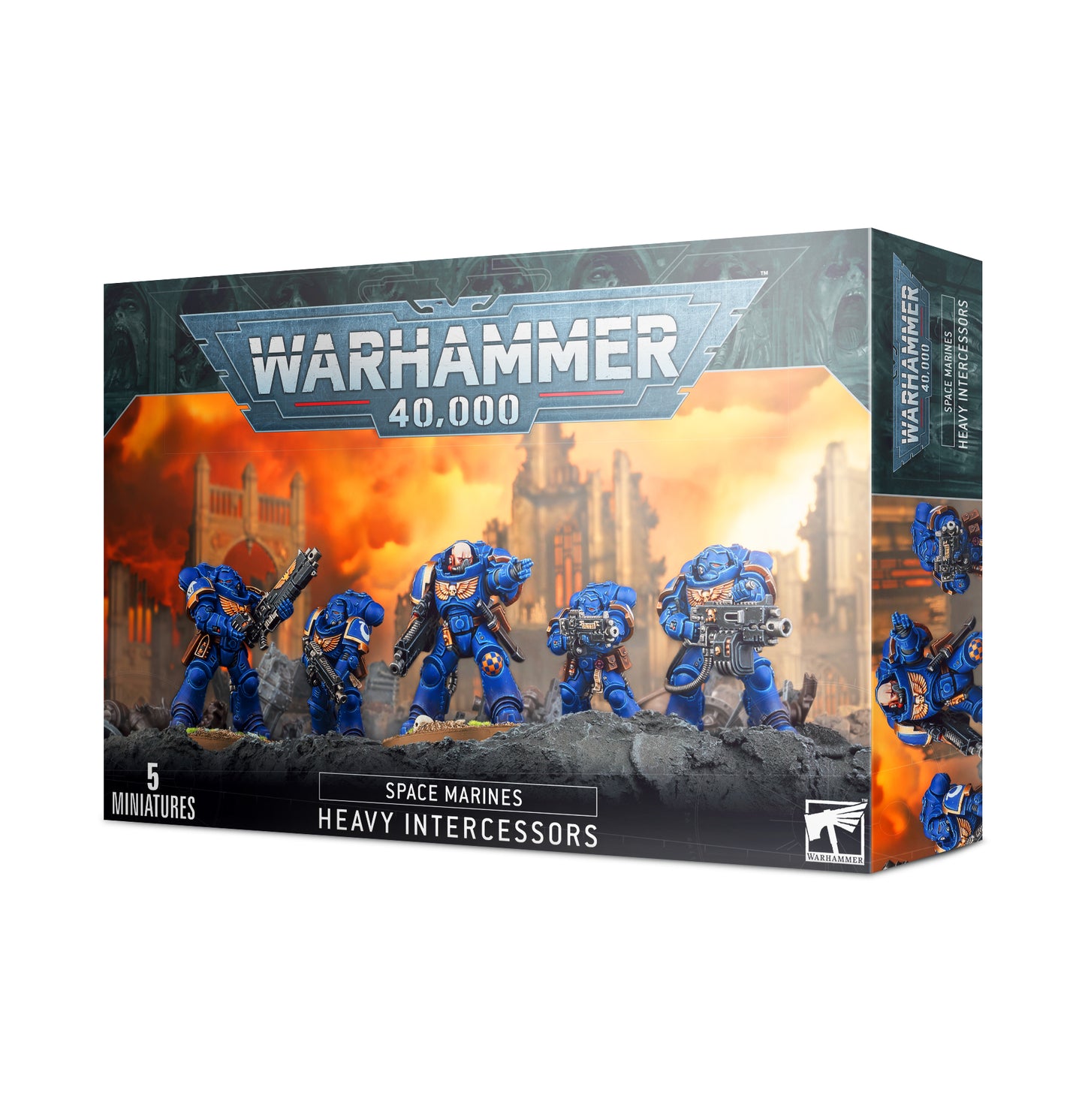 Warhammer 40k Heavy Intercessors Space Marines Miniatures GW
