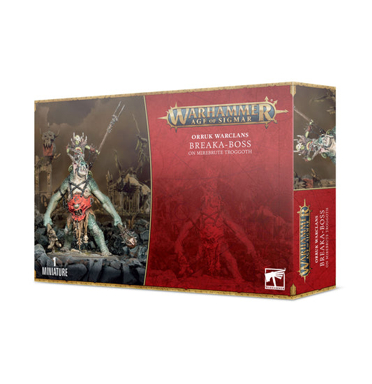 O/W: Brechaboss auf Torfbestien-Troggoth – Age of Sigmar Orks