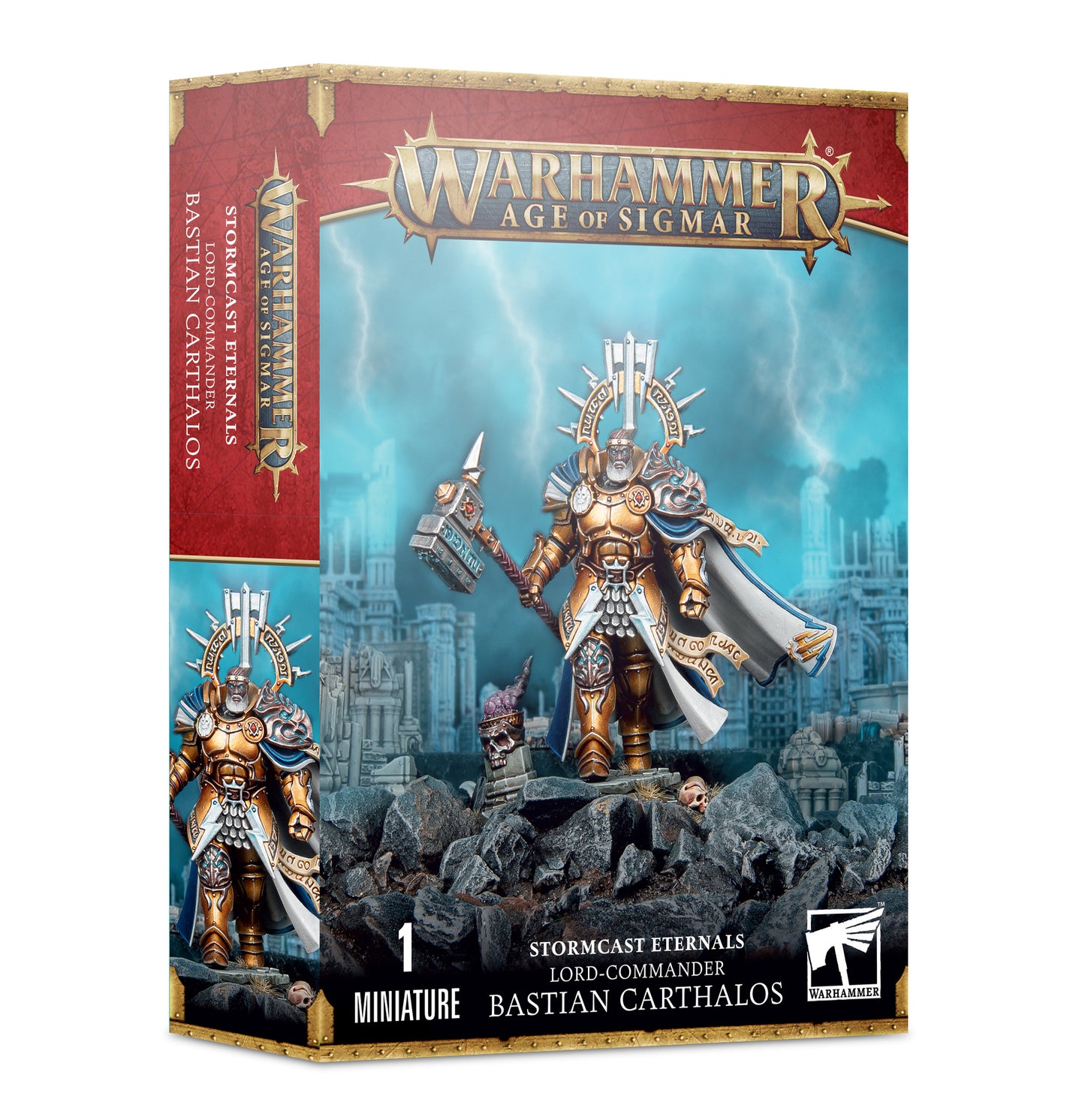 Warhammer Lord-Commander Bastian Carthalos Age of Sigmar Stormcast Eternals M...