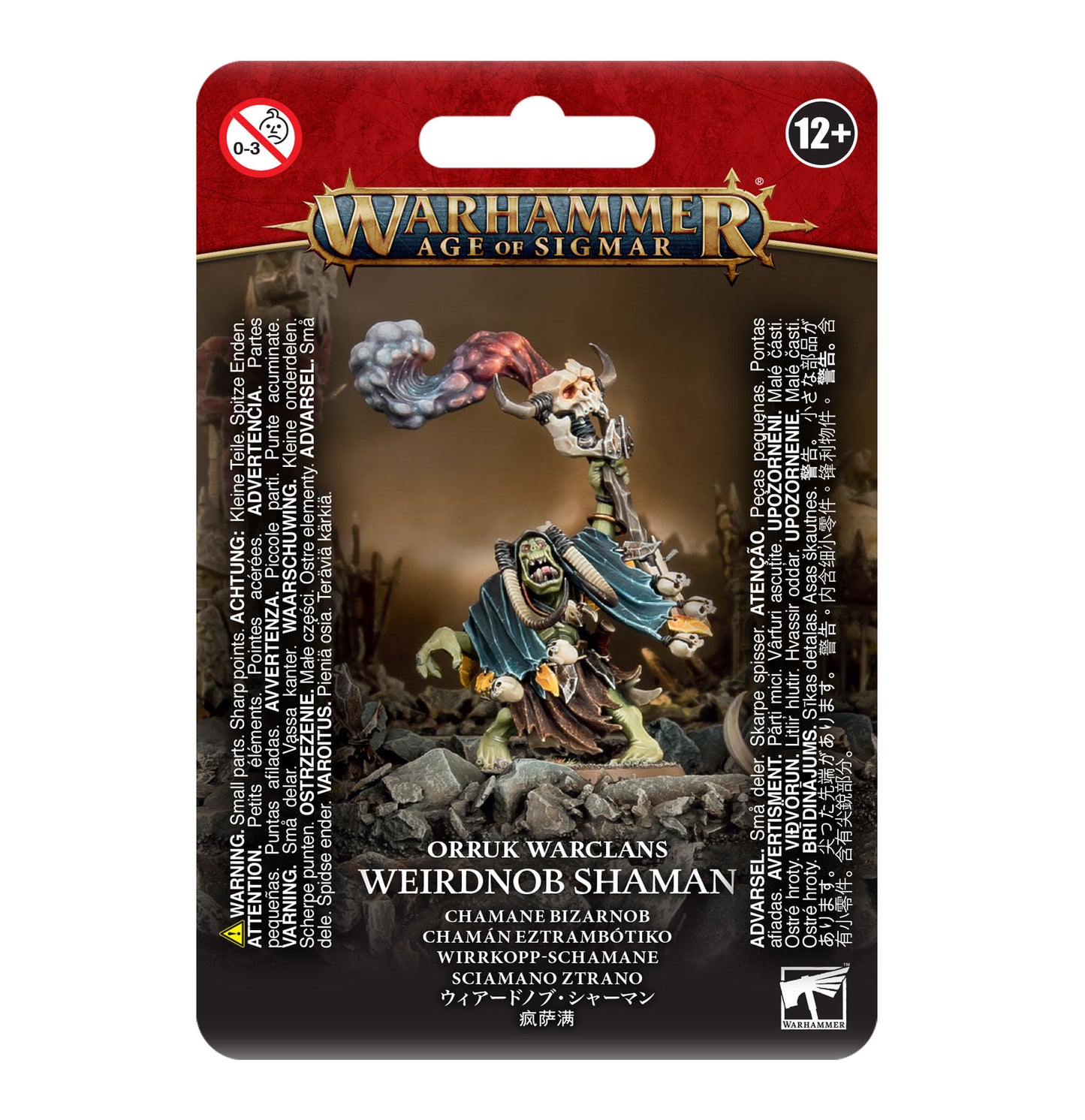 Warhammer Ironjawz Orruk Weirdnob Shaman Age of Sigmar Wirrkopp-Schamane Miniaturen