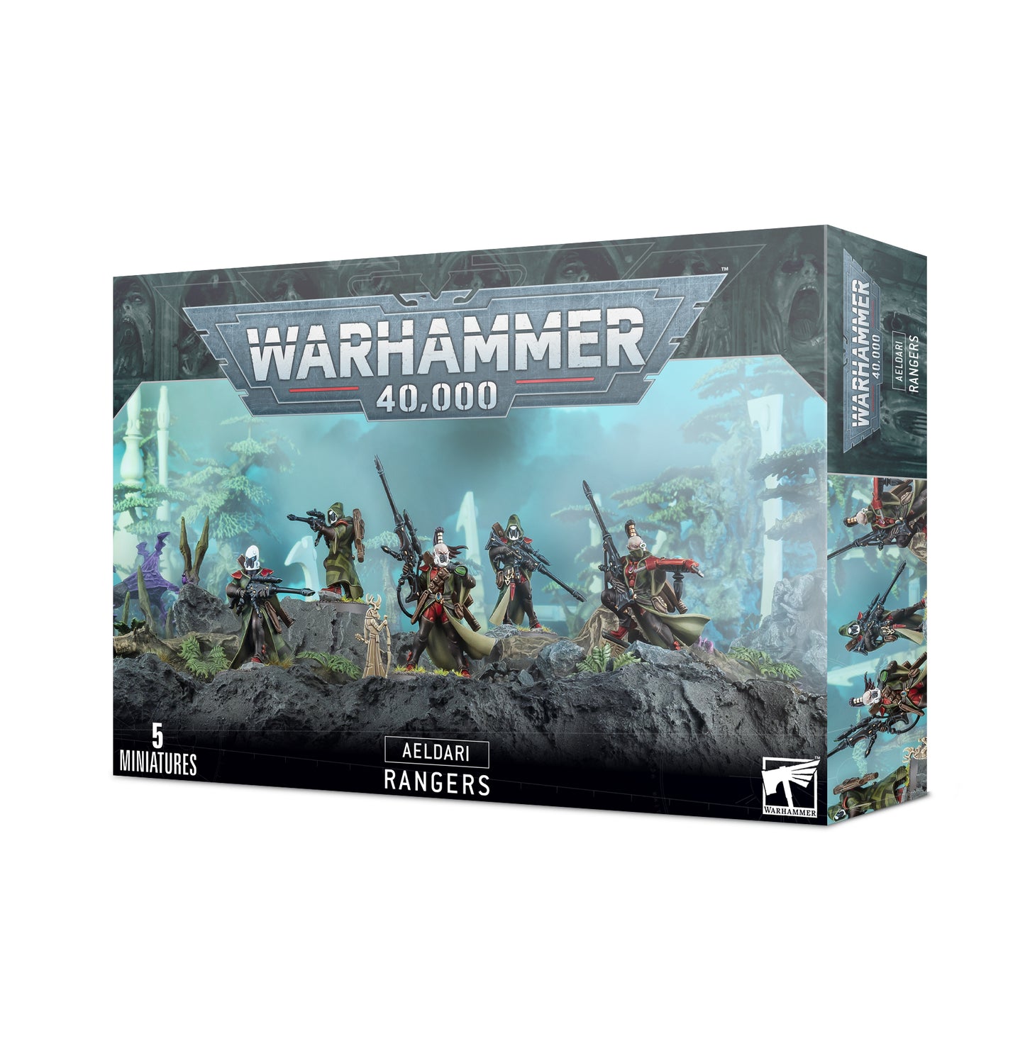 Warhammer 40k Aeldari Rangers Weltenläufer Miniaturen Neu