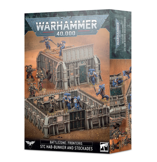 Warhammer 40k Habitatbunker und Palisade Gelände Terrain Bausatz NEU OVP