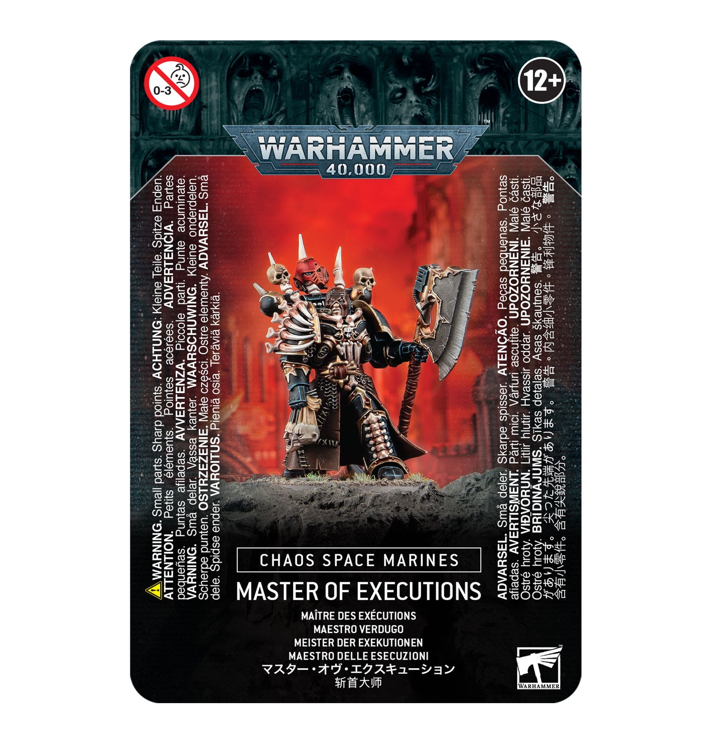 Games Workshop Warhammer 40k CSM Meister der Exekutionen Miniatur...