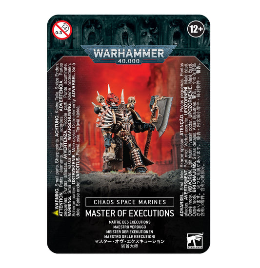 Games Workshop Warhammer 40k CSM Meister der Exekutionen Miniatur...