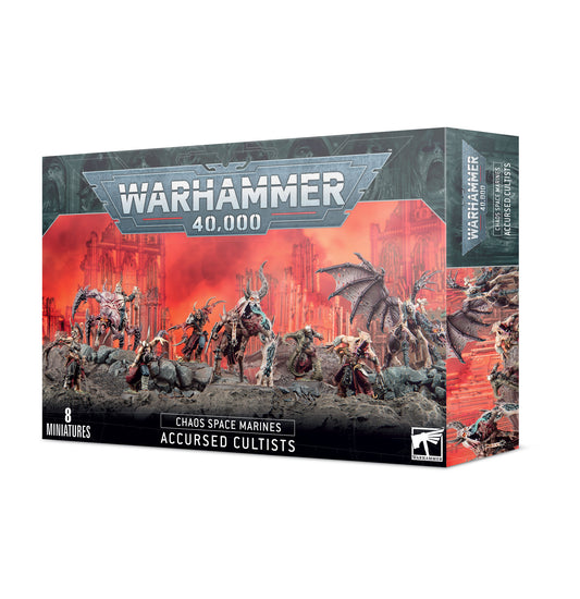 Games Workshop Warhammer 40k Chaos Space Marines Verfluchte Kultisten Miniatu...
