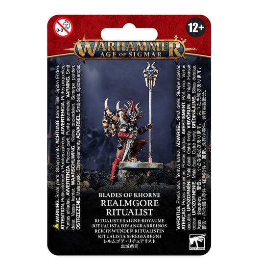 Warhammer Blades of Khorne Realmgore Ritualist Reichswunden Ritualistin – Age of Sigmar