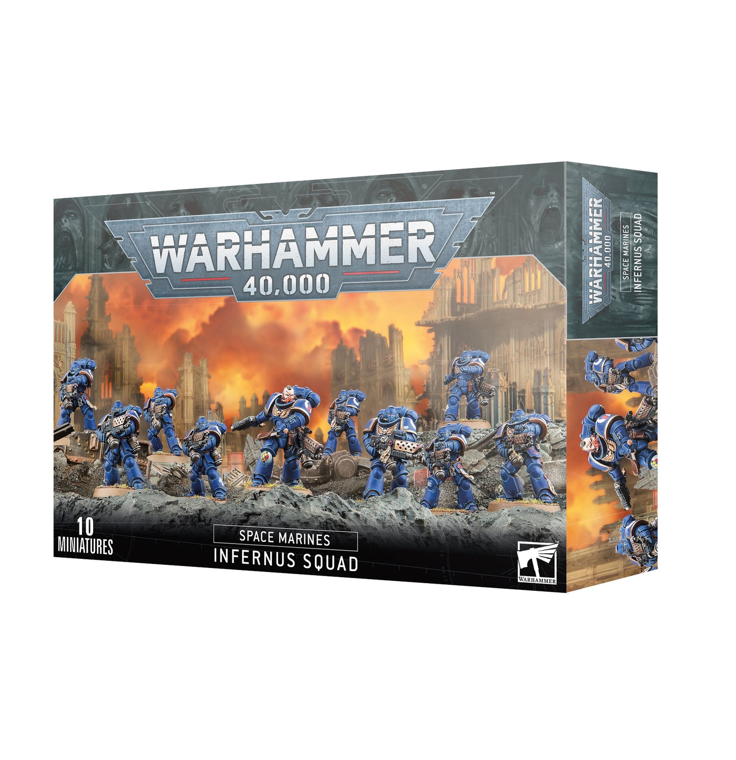 Warhammer 40k Space Marines Infernustrupp Miniaturen Neu