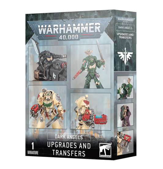 Warhammer 40K Dark Angels Upgrades & Transfers – Space Marines Bits & Decal Sheet