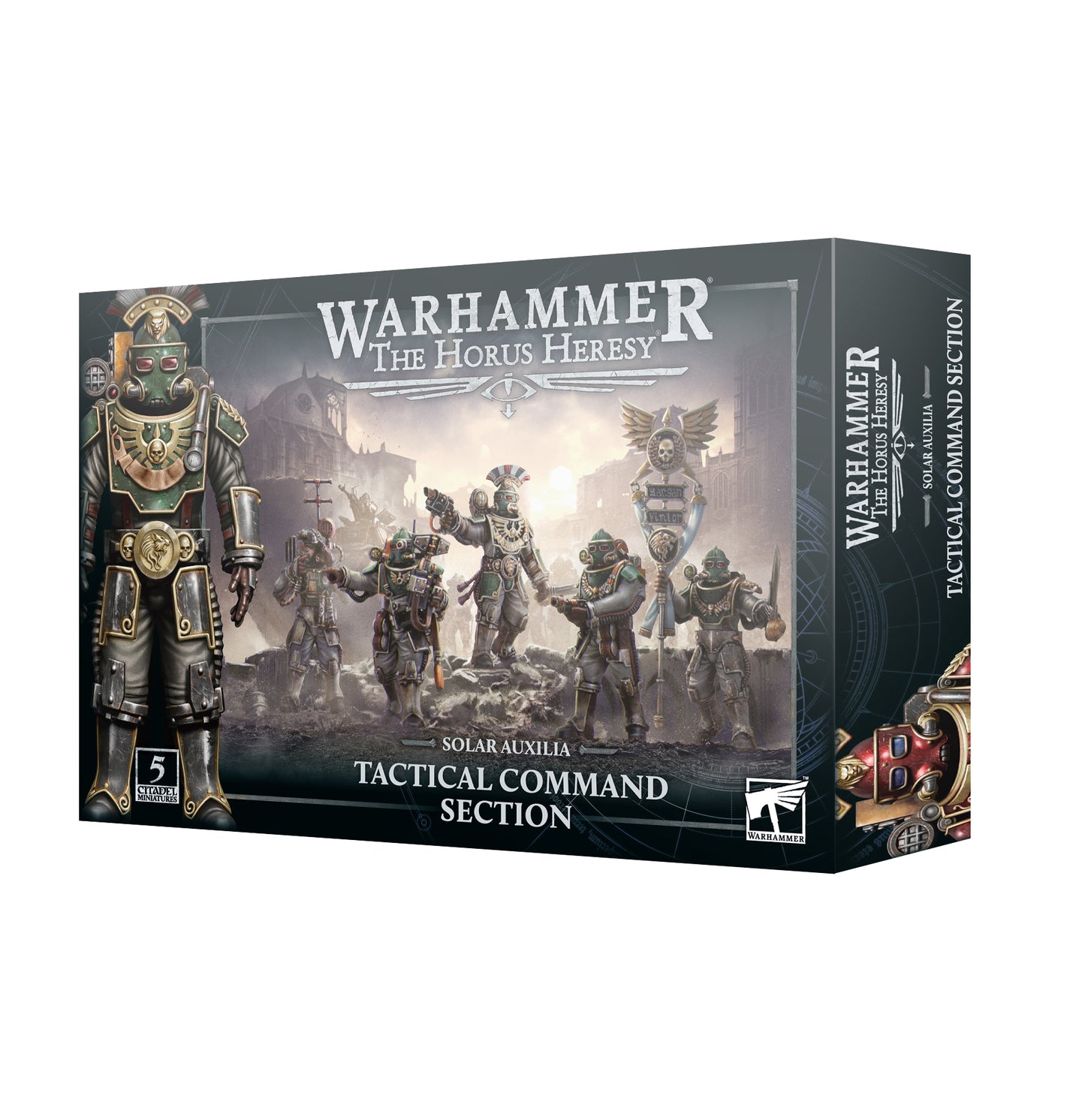 Warhammer Solar Auxilia Tactical Command Section Horus Heresy Miniatur