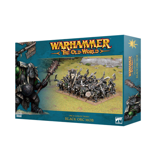 Warhammer Black Ork Mob Old World Fantasy Miniature Orc Goblin