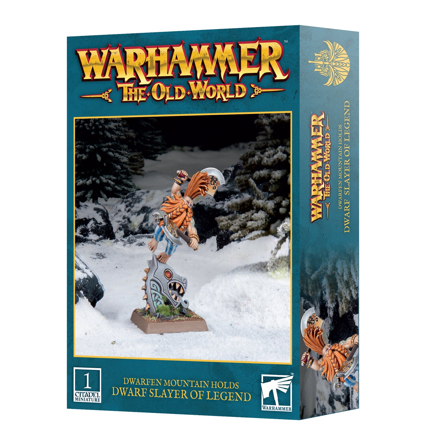 Warhammer Old World Dwarfen Holds Slayer of Legend – Character Model