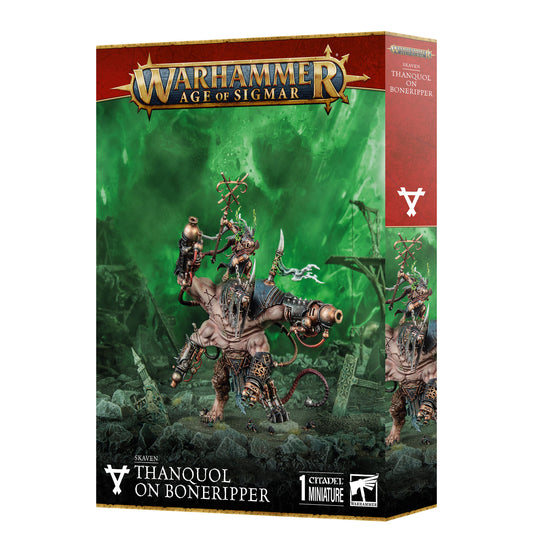 Age of Sigmar Skaven Thankquol on Boneripper Miniaturen Neu
