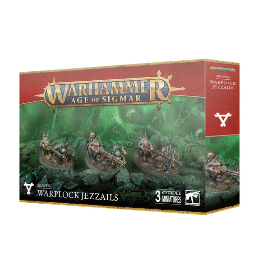 Warhammer Warplock Jezzails Age of Sigmar Skaven Miniaturen NEU OVP