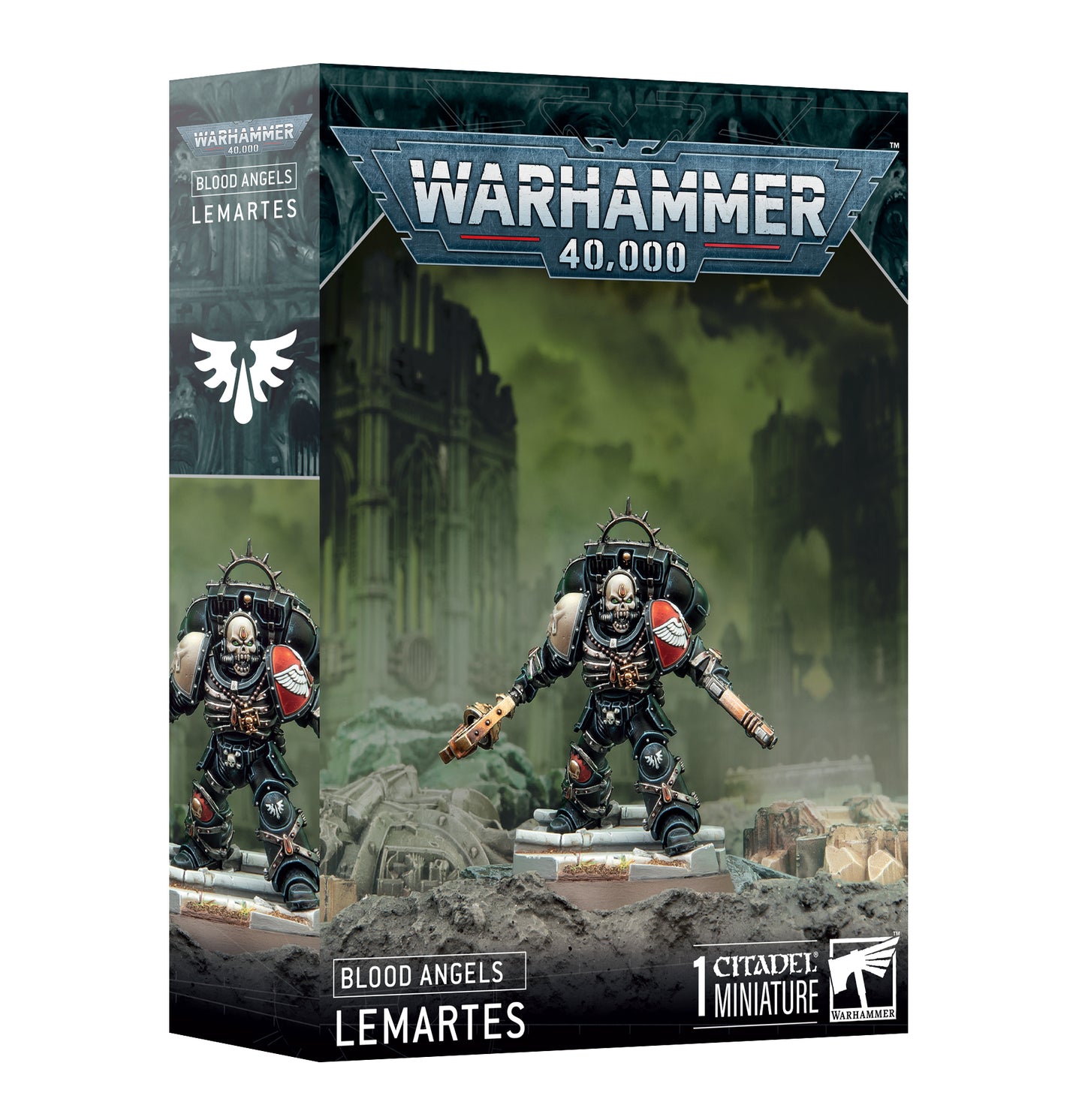 Warhammer 40k Lemartes Blood Angels Space Marine Miniatur