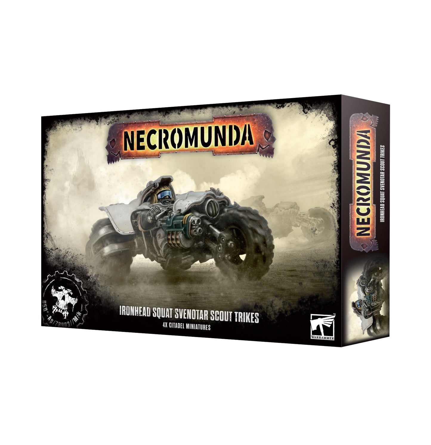 Necromunda Ironhead Squat Svenotar Scout Trikes – Vehicle Kit