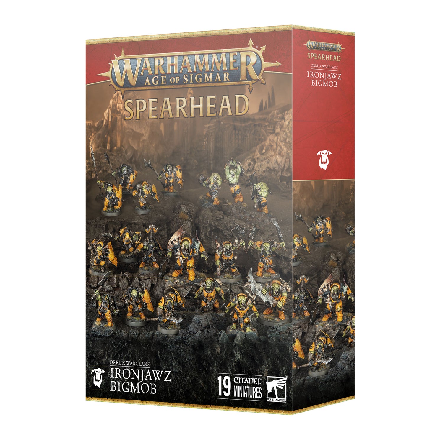 Warhammer Spearhead Eisenkiefer-Moschmob Age of Sigmar Ironjawz Miniaturen Set