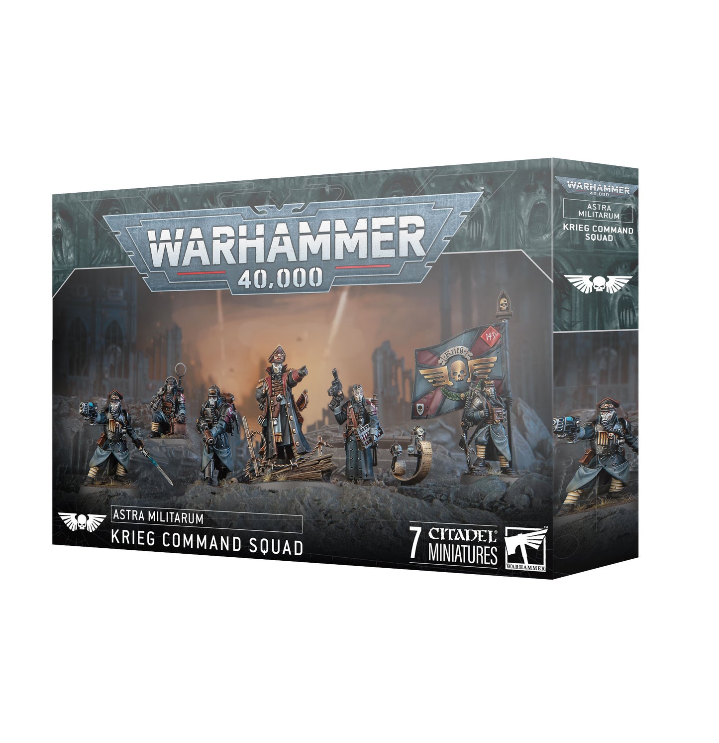 Warhammer 40k Krieg Command Squad Astra Militarum Miniaturen NEU OVP