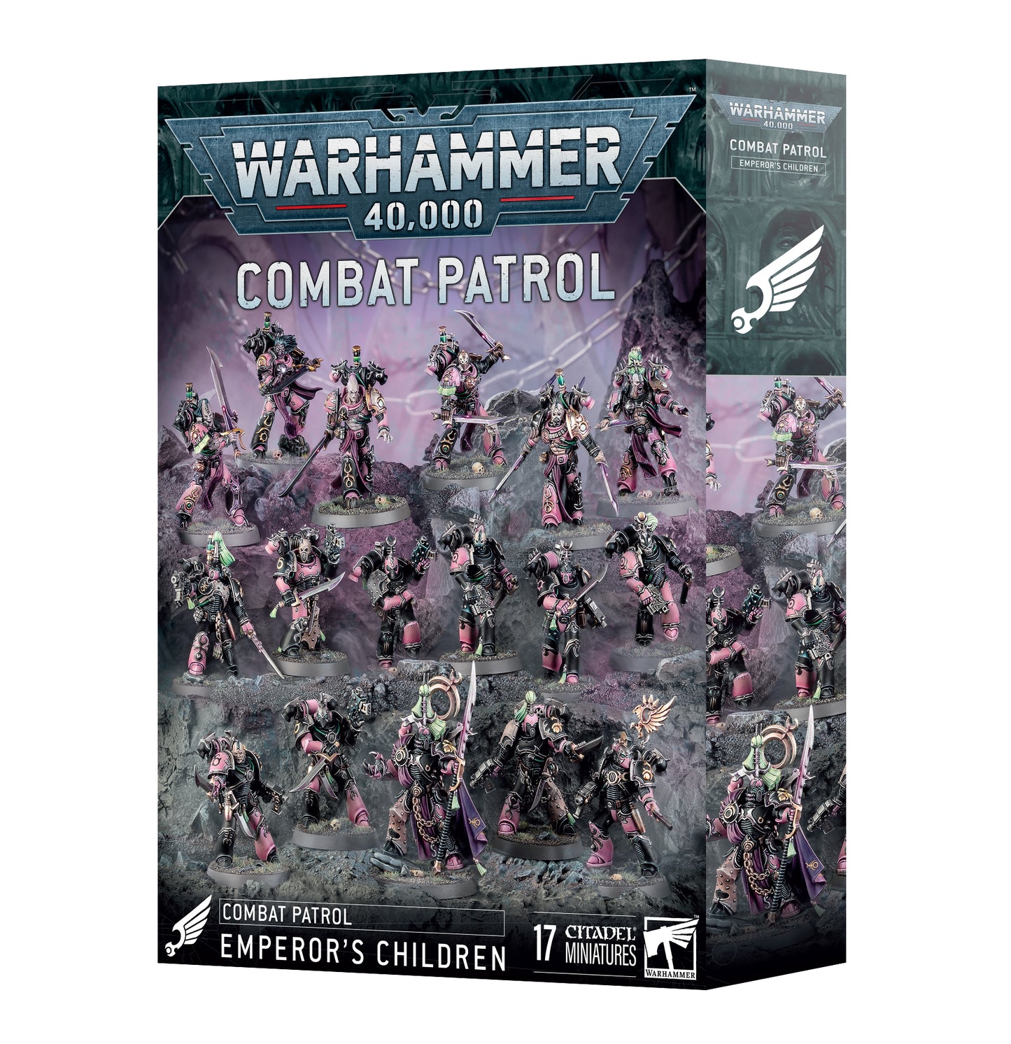 Warhammer 40k Combat Patrol Emperors Children Kampfpatrouille Miniaturen NEU