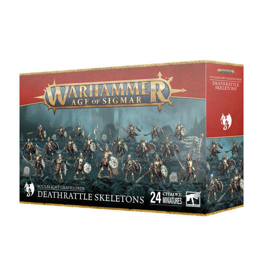 Age of Sigmar Soulblight Gravelords Deathrattle Skeletons – Core Infantry Unit Kit