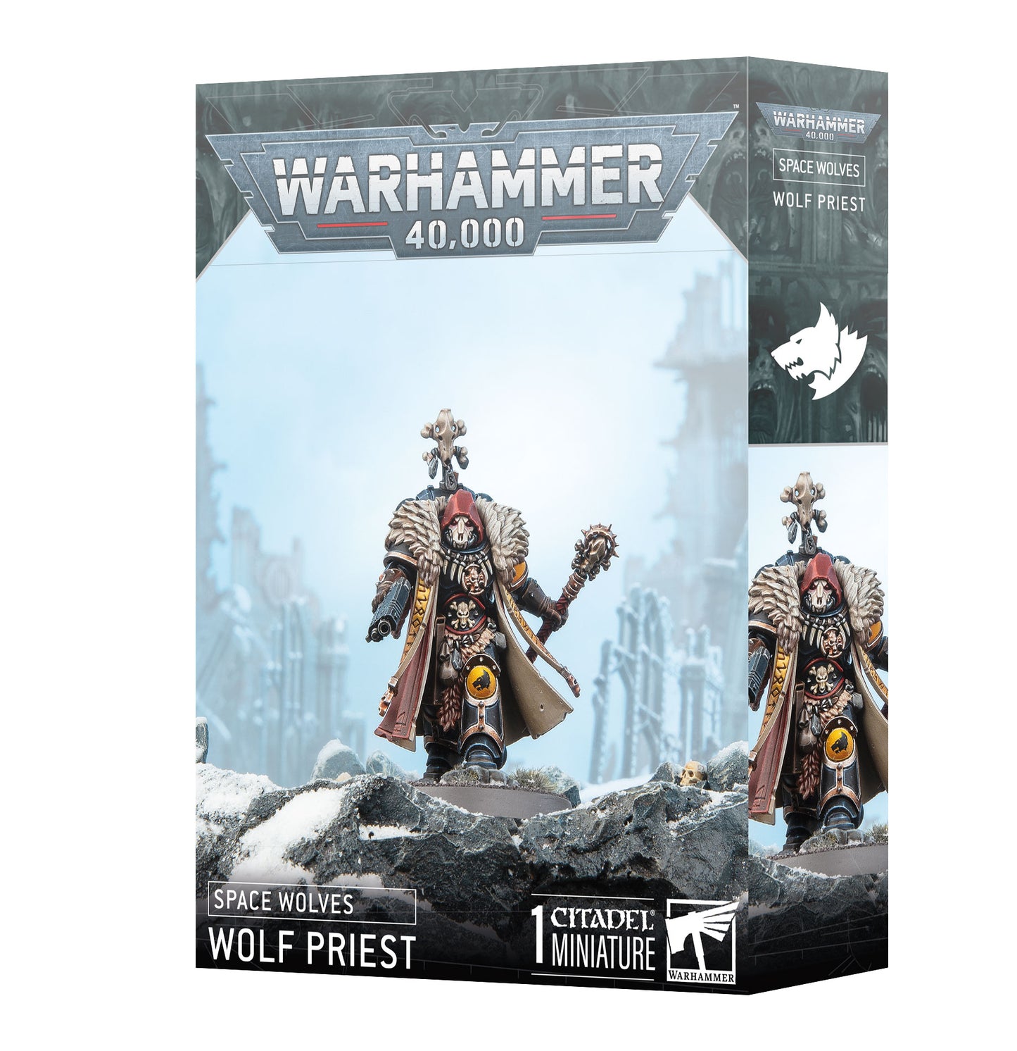 Warhammer 40k Wolf Priest Space Wolves Miniatur Neu Space Marine