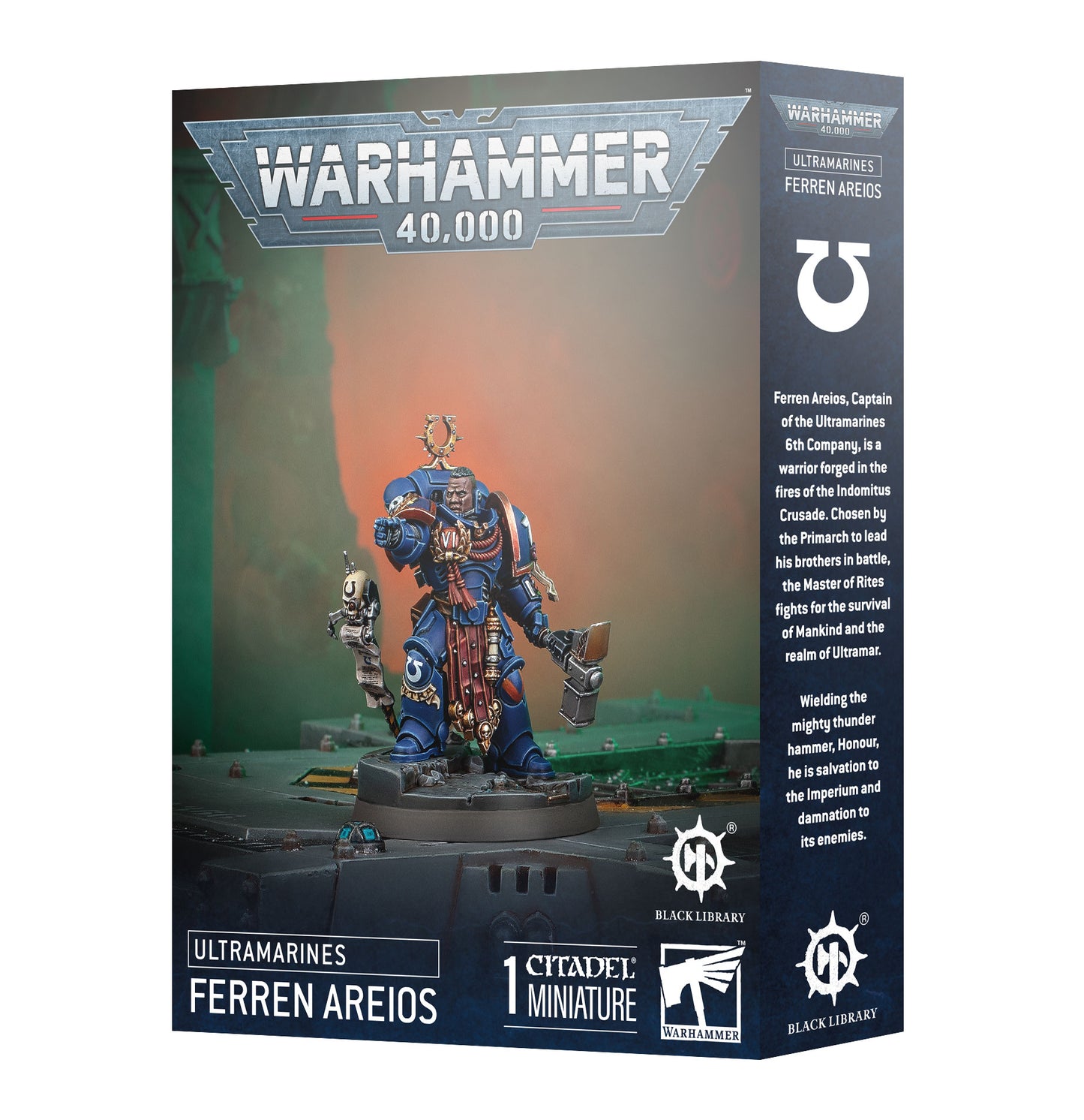 Warhammer 40k Ferren Areios (55-37) Ultramarines Space Marine Miniatur Neu