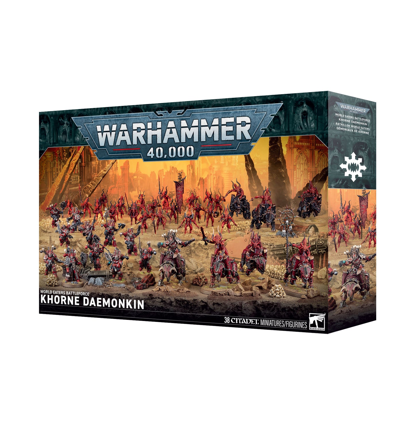 Warhammer 40k Daemonensippe des Khorne World Eaters Battleforce Miniaturen