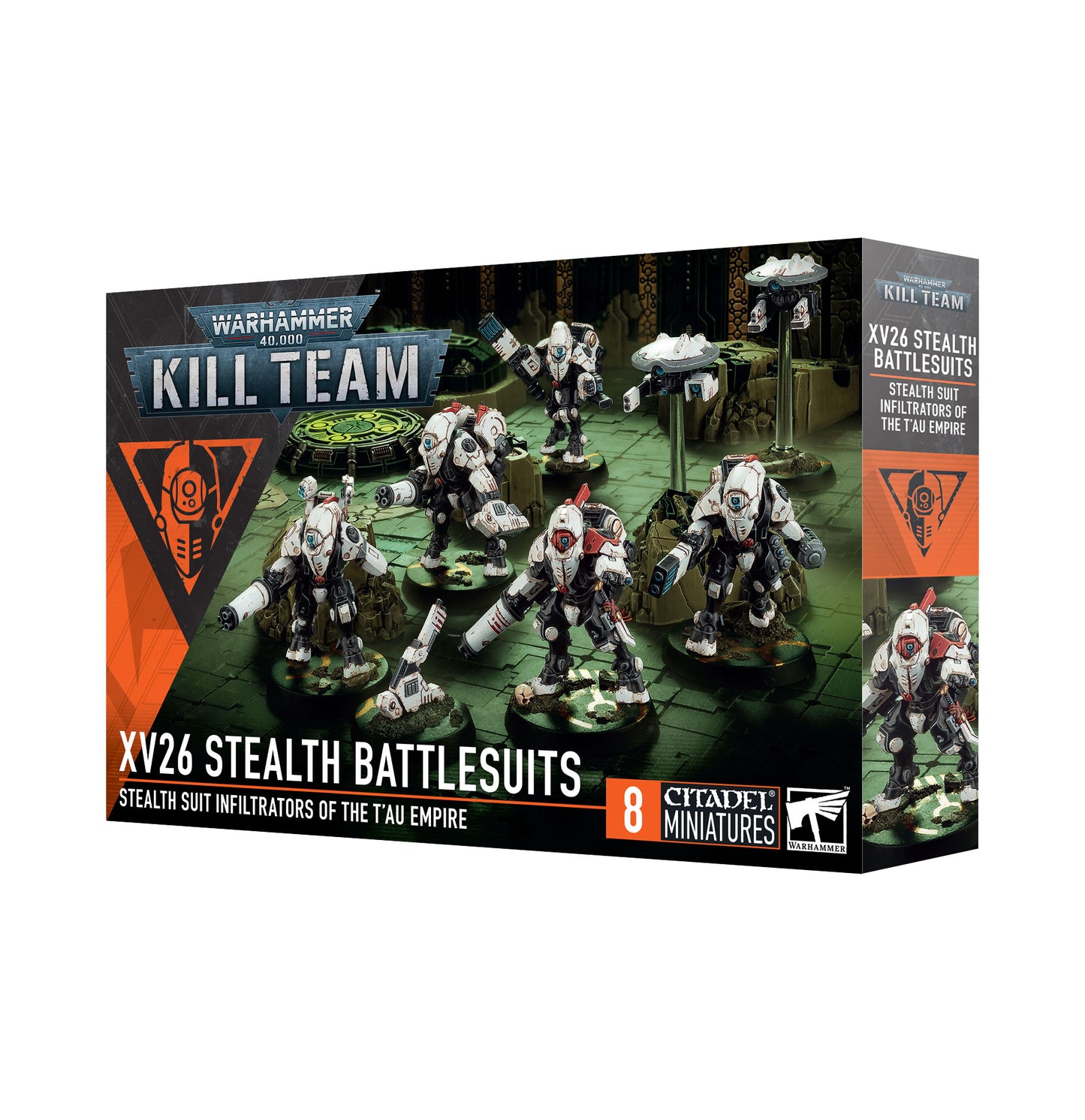 Warhammer Kill Team XV26 Stealth Battlesuit Geist Kampfanzug – Tau Miniaturen