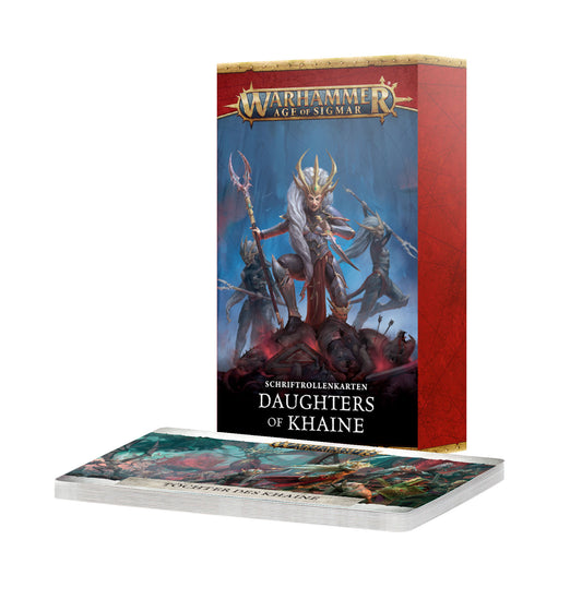 Warhammer Age of Sigmar Warscroll Cards: Daughters of Khaine – Official Faction Cards English