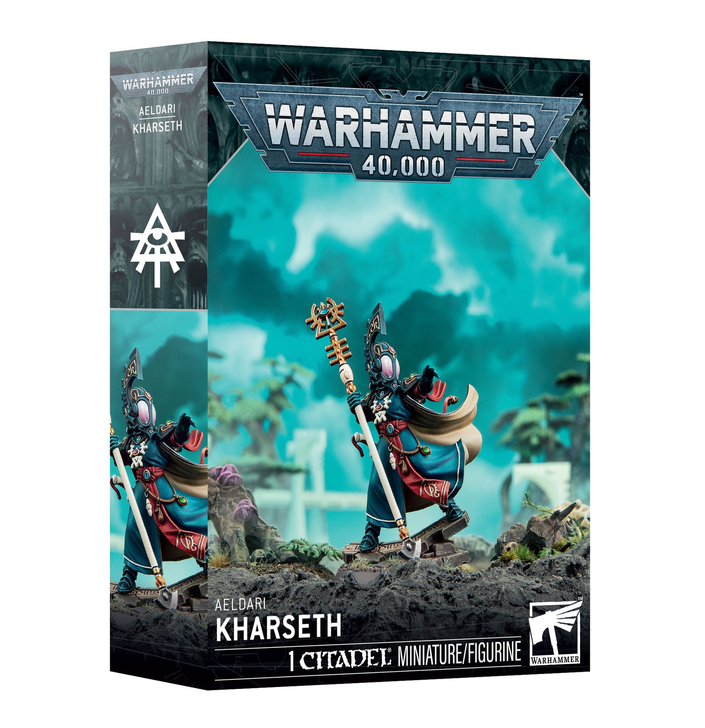 Warhammer 40K Aeldari Kharseth – Corsair Prince Character Model