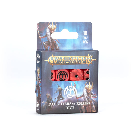 Warhammer Age of Sigmar Daughters of Khaine Dice Set – Official Faction Dice