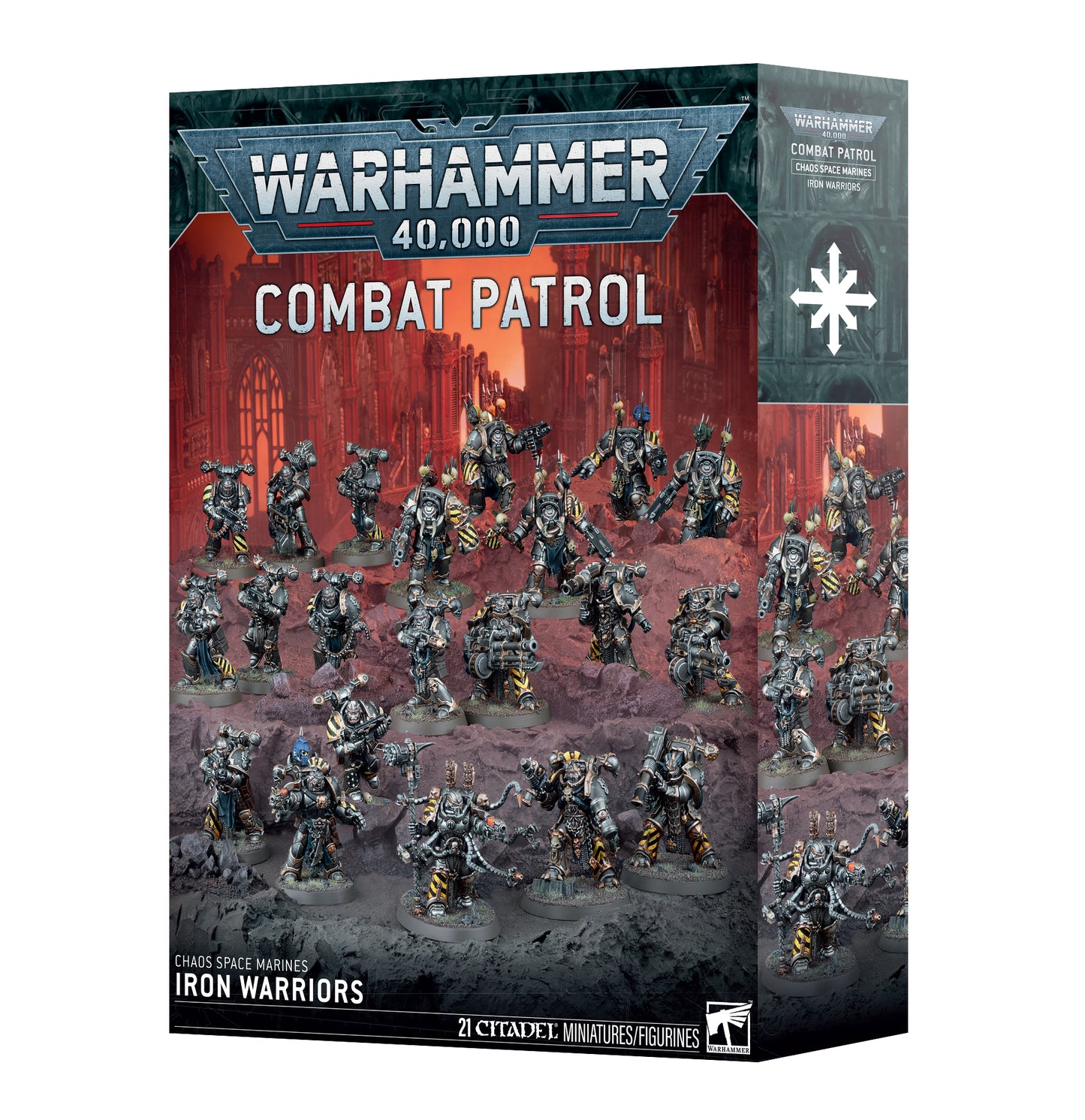 Warhammer 40K Combat Patrol: Iron Warriors – Chaos Space Marines Starter Box Set