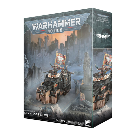 Warhammer 40K Astra Militarum Commissar Graves – Character Model