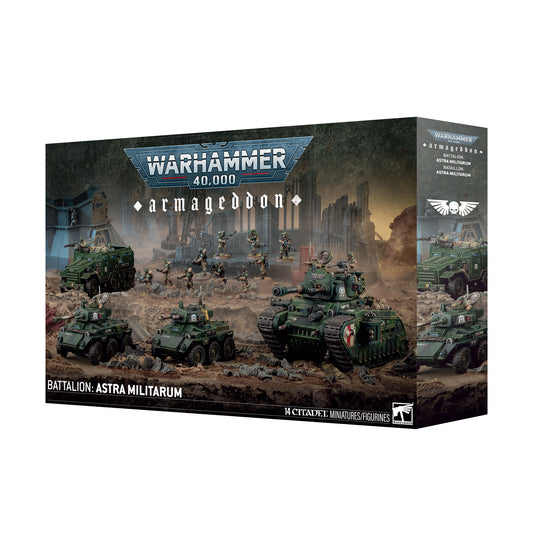 Warhammer 40K Armageddon Battalion: Astra Militarum – Army Box Set