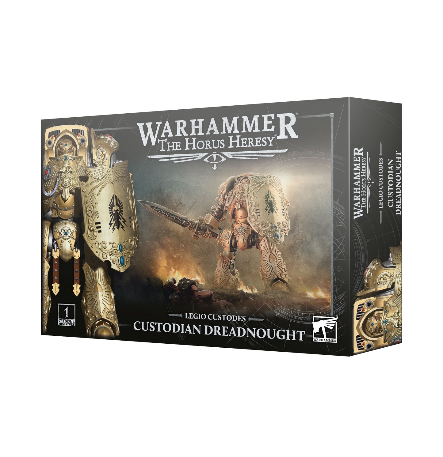 The Horus Heresy Legio Custodes Custodian Dreadnought - Warhammer Walker Model Kit