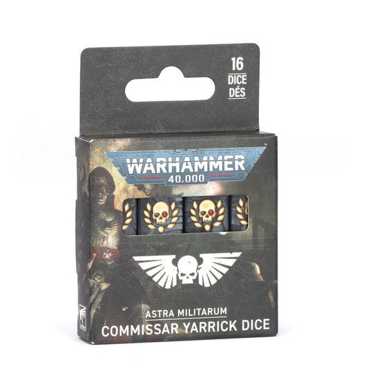 Warhammer 40K Astra Militarum Commissar Yarrick Dice – Official Dice Set