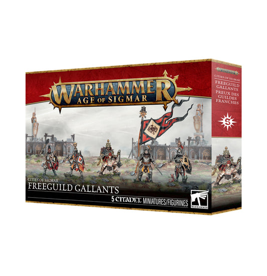 Warhammer Age of Sigmar Cities of Sigmar: Freeguild Gallants – Infantry Miniatures Box Set