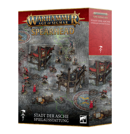 Warhammer Age of Sigmar Spearhead: City of Ash Gaming Pack German Edition