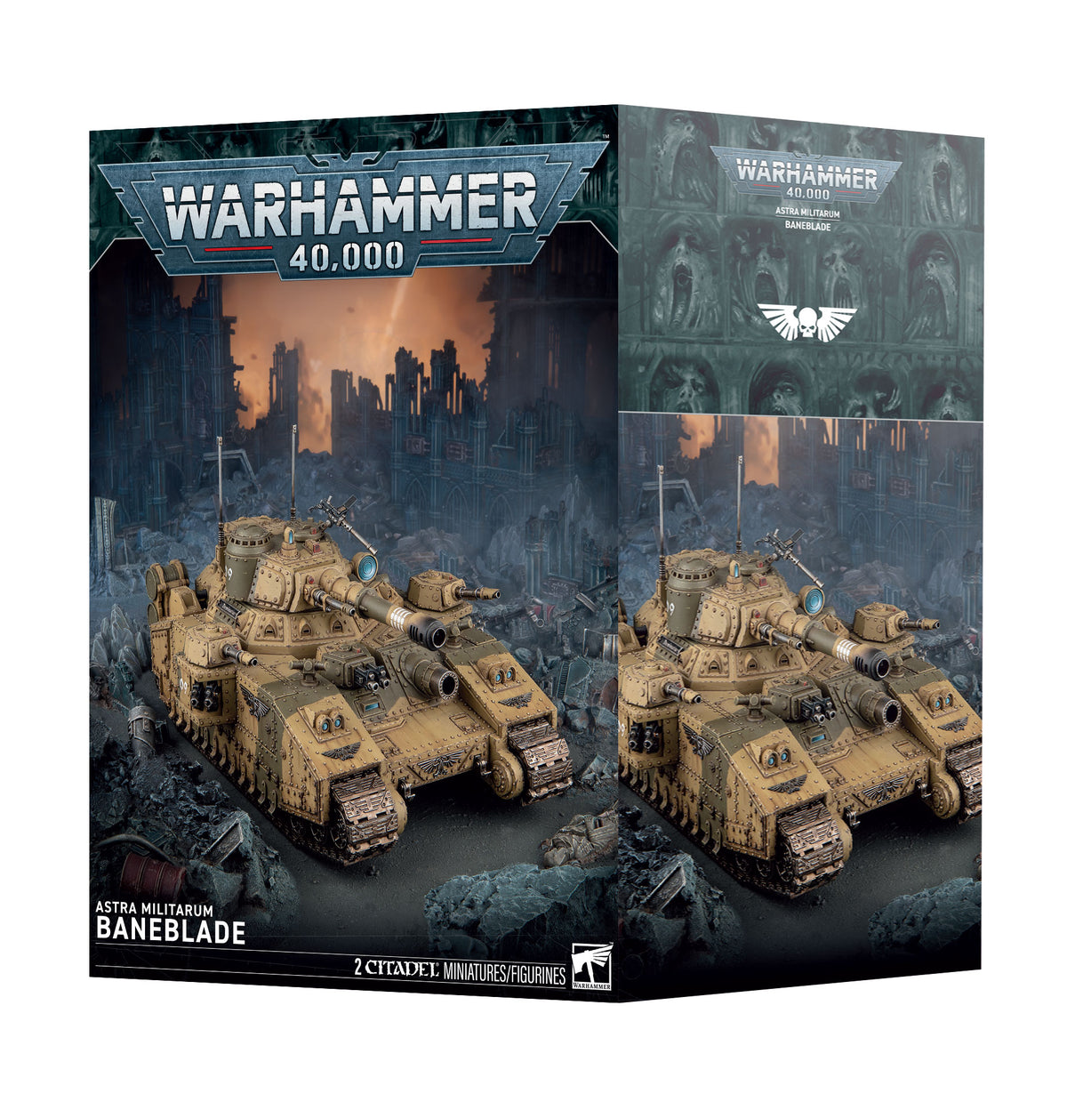 Warhammer 40.000 Astra Militarum: Fluchklinge Baneblade Miniaturen Deutsch