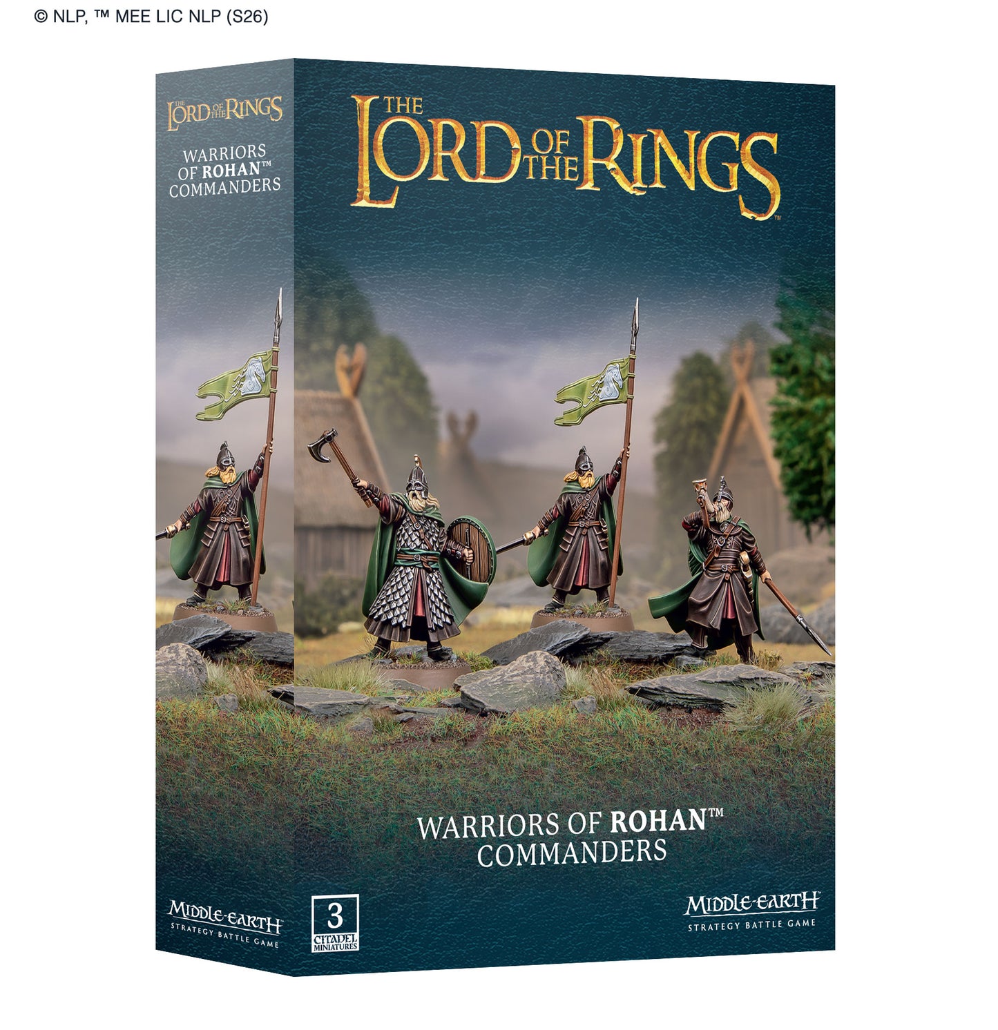 Middle-earth SBG: Warriors of Rohan Commanders – Miniaturen Set