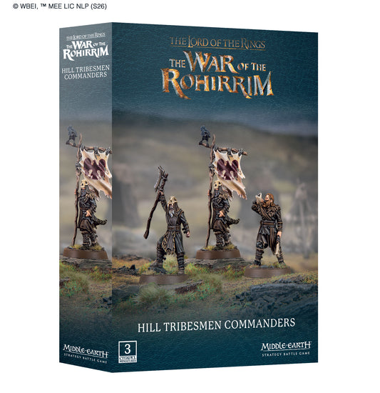 Middle-earth SBG: Hill Tribesmen Commanders – Miniaturen Set