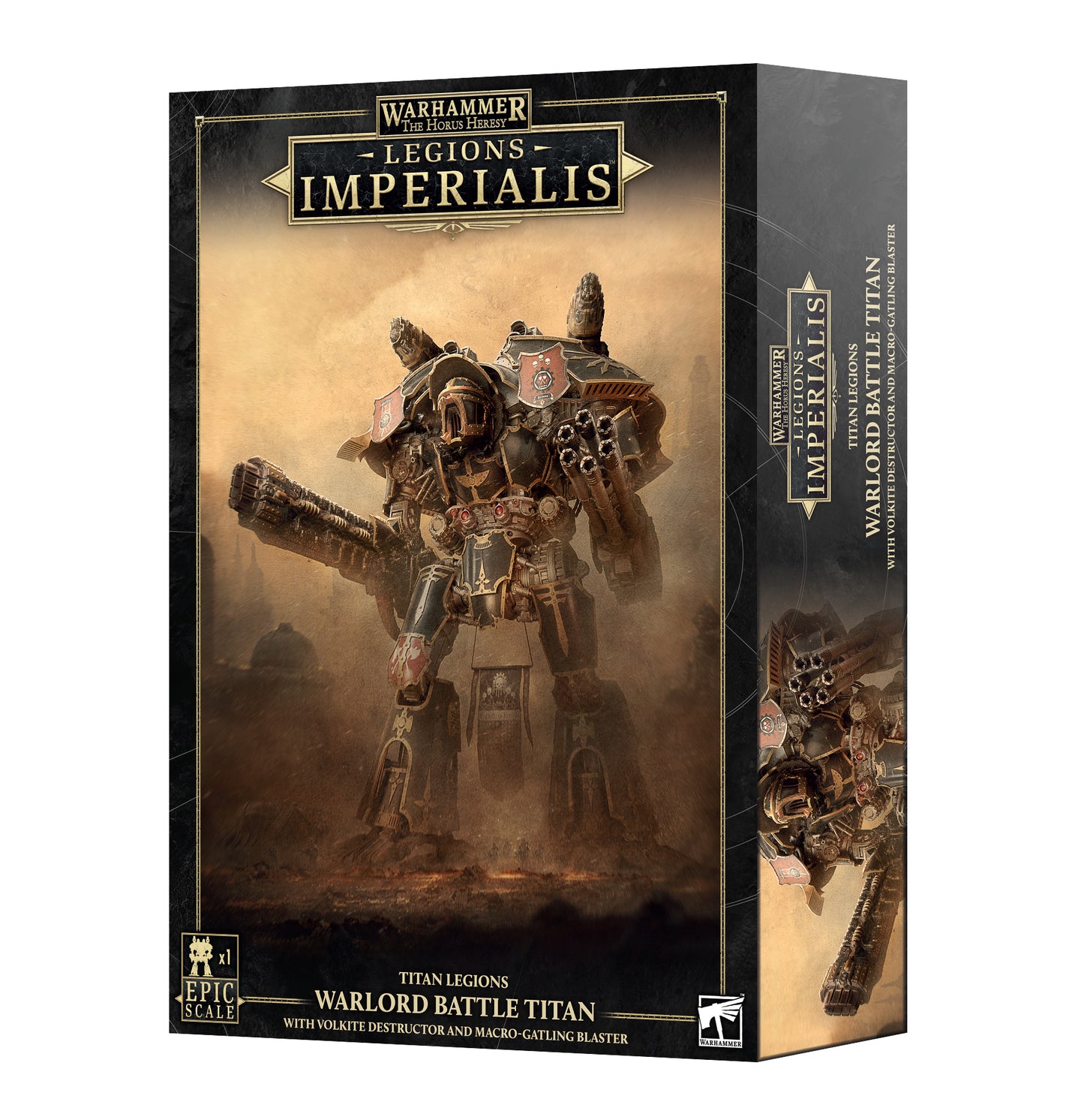Legions Imperialis Warlord Titan with Volkite & Macro Gat Miniaturen