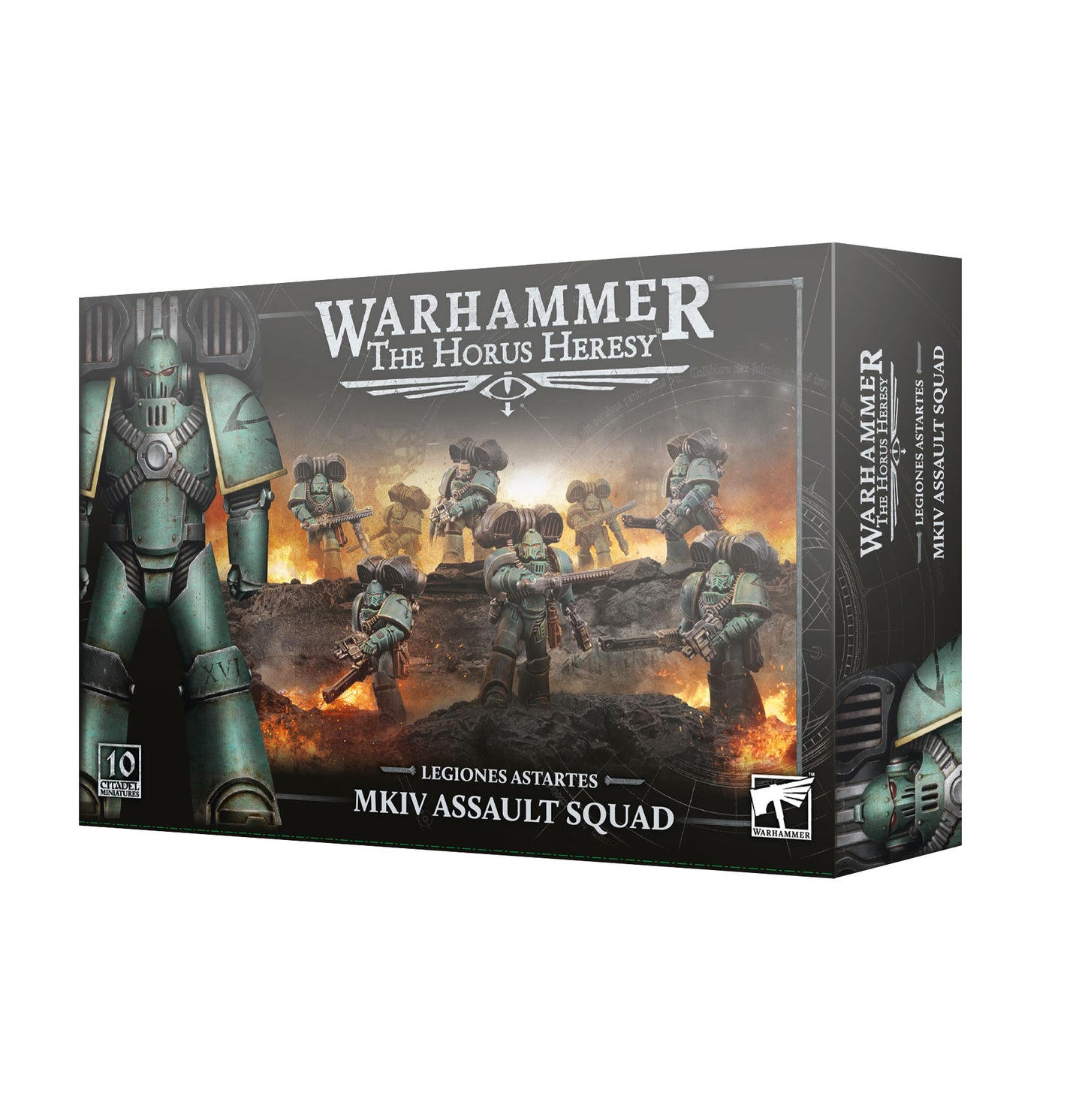 Warhammer 40.000 Legiones Astartes: MKIV Assault Squad Miniaturen Englisch