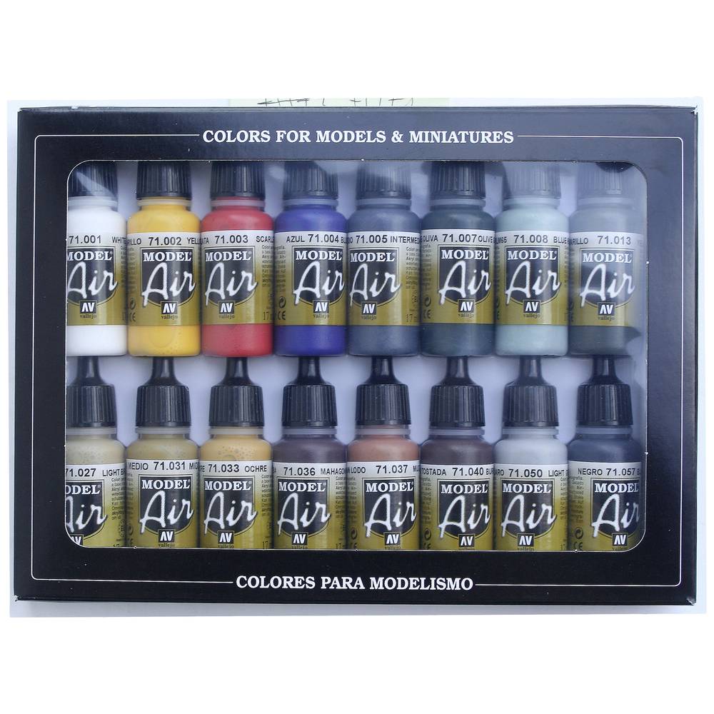 Vallejo Model Air Set Basisfarben MA71178 Paintset Neu