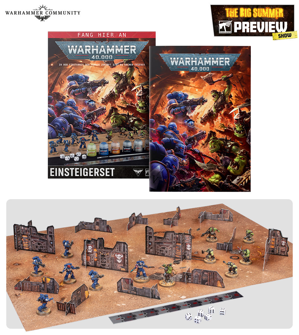 Warhammer 40.000 Introductory Set – Englisch | Space Marines & Orks
