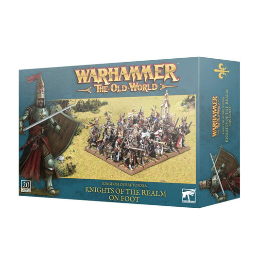 Miniatur der Knights of the Realm zu Fuß aus Bretonnia