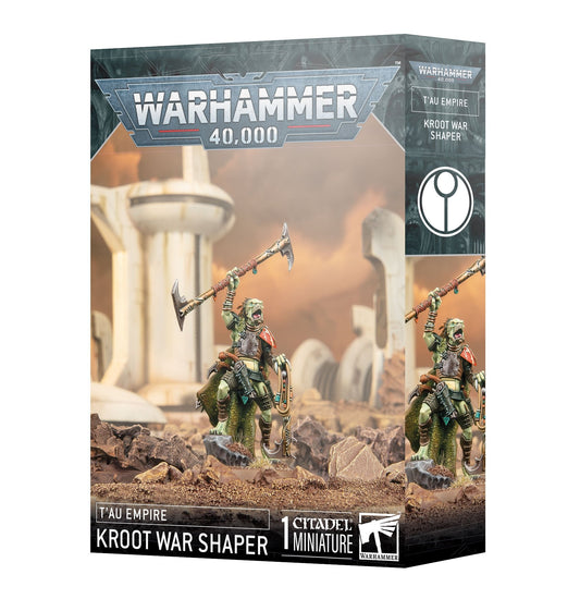 Miniatur des Kroot-Kriegsformers aus Warhammer