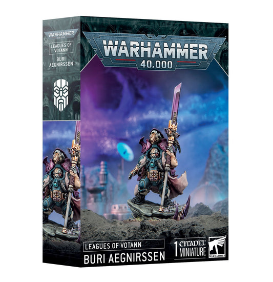 Miniaturen von Buri Aegnirsson aus Leagues of Votann für Warhammer 40k