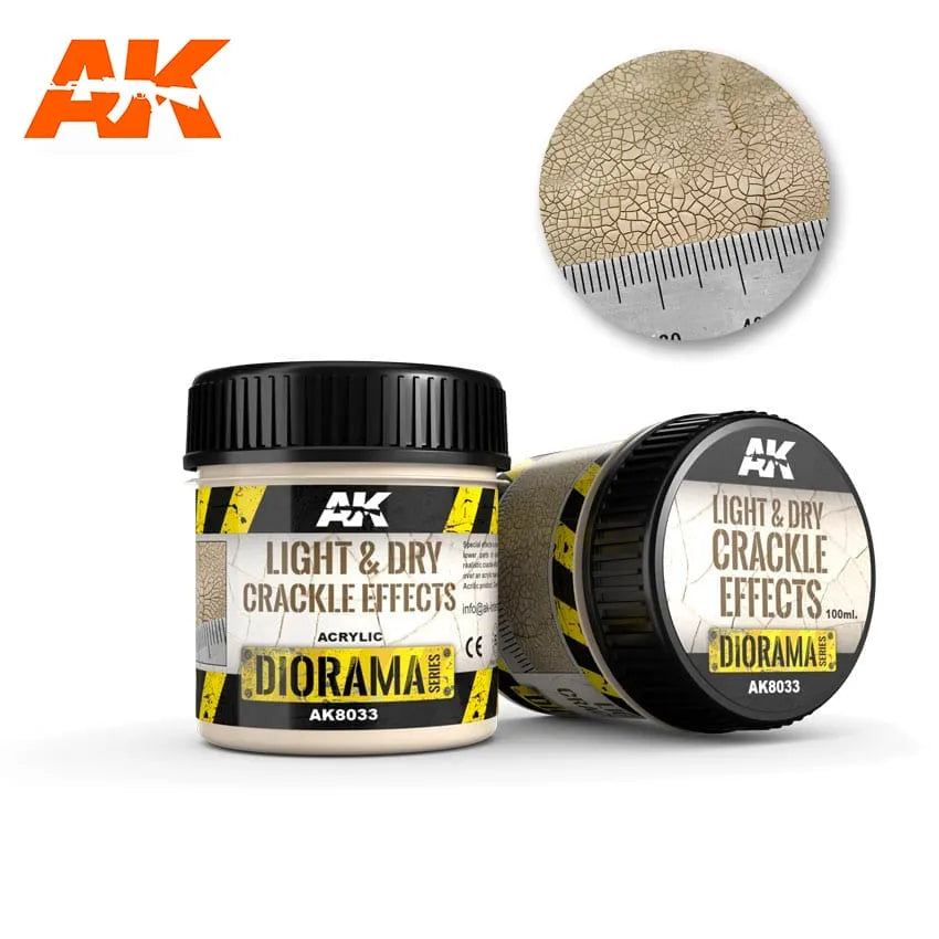 AK Interactive Light & Dry Crackle Effects Acryl-Effekt 100 ml